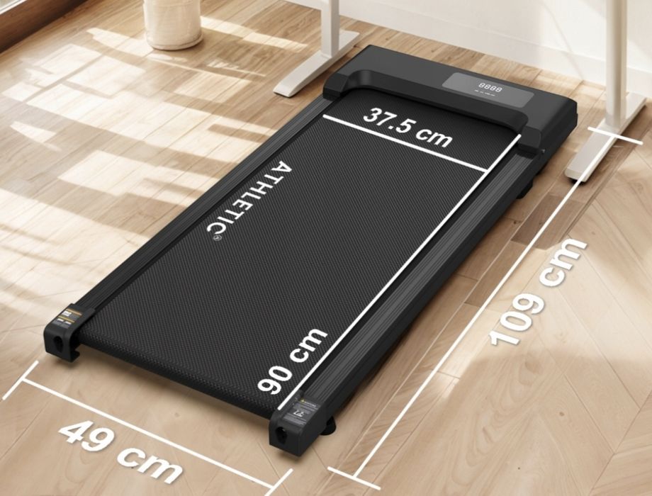 Bieżnia elektryczna niska pod łóżko.