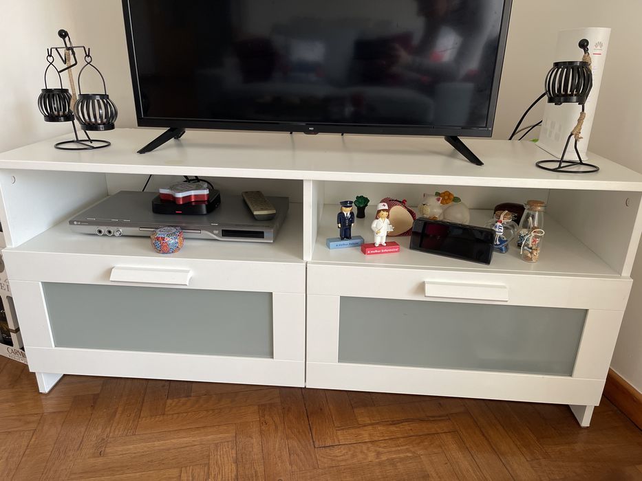 BRIMNES ( IKEA ) - Móvel TV, branco, 120x41x53 cm