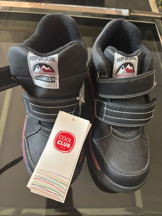 Cool Club, WYSOKIE Buty chłopięce na RZEPY