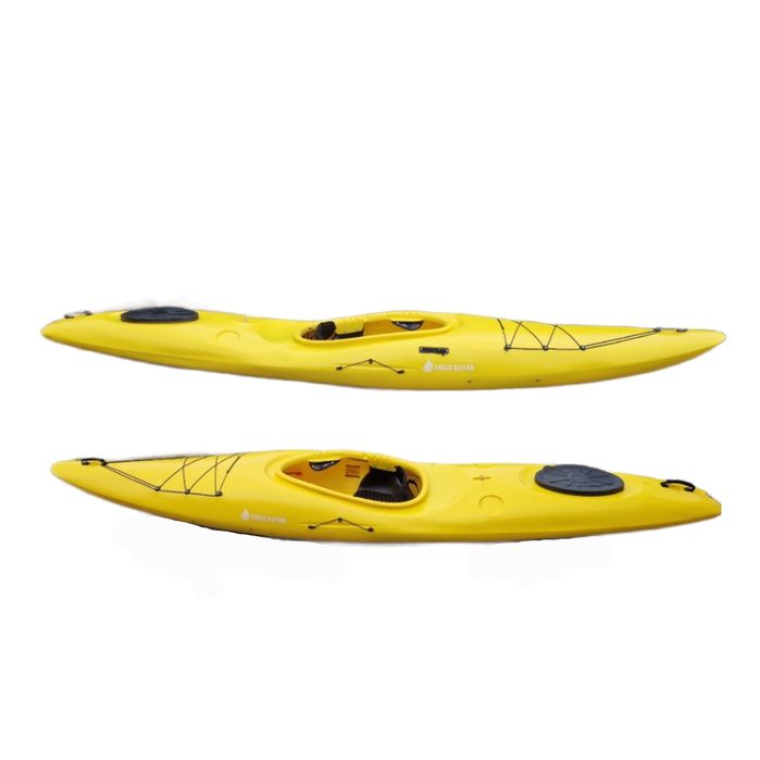 Nowy Kajak Zwałkowy Crossover 3.9 z skegiem, schowkami, olinowaniem