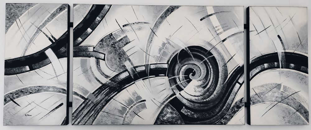 Quadro Pintura de autor - tela Modular - Decoração