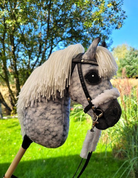 Konik Hobby Horse A4 ręcznie szyty z minky,  jabłkowity #368