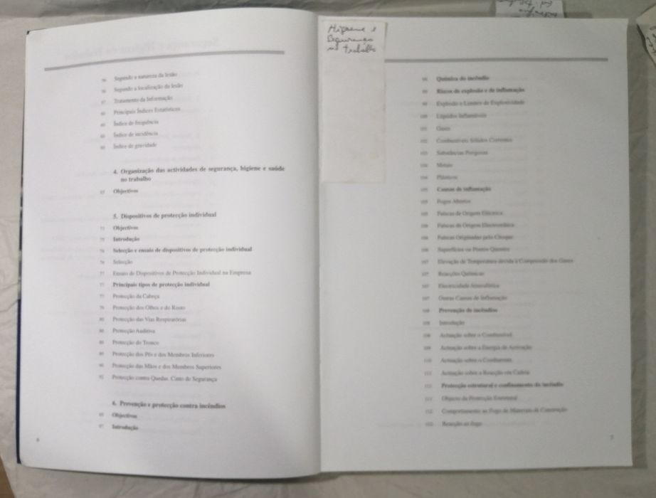 Segurança e higiene no trabalho