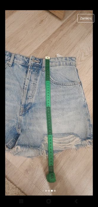 Szoty damskie zara jeans 40