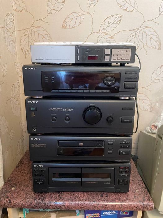 Музичний центр Sony Pioner + колонка JVC