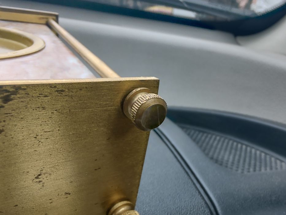 Часы Молния в латуни