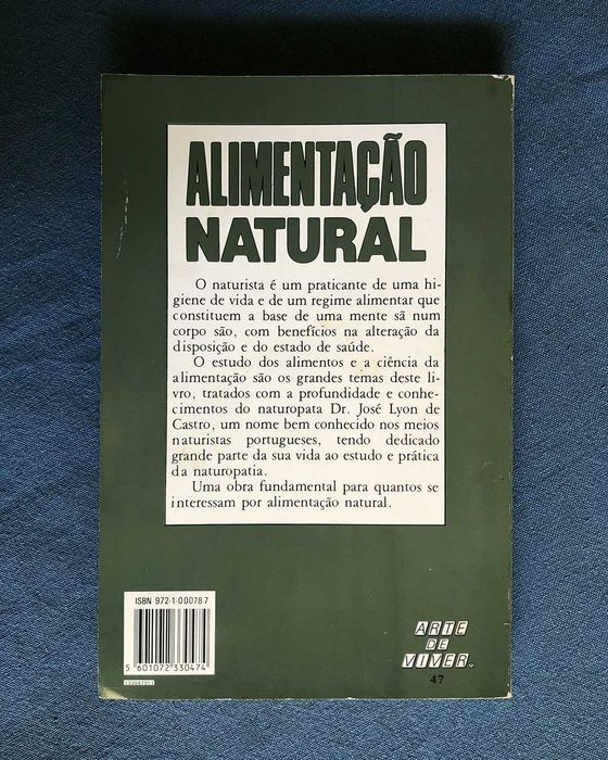 Naturopatia ALIMENTAÇÃO NATURAL José Lyon de Castro