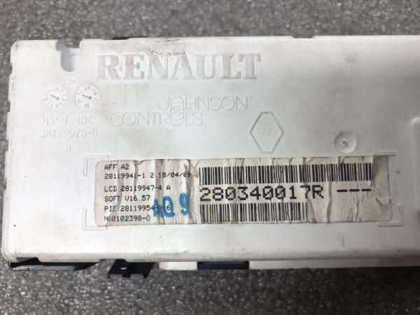 Display / ecrã de informações RENAULT Clio III (BR0/1, CR0/1)