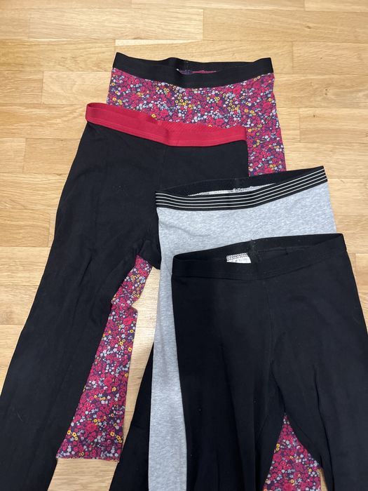 Getry dziewczece 134, legginsy