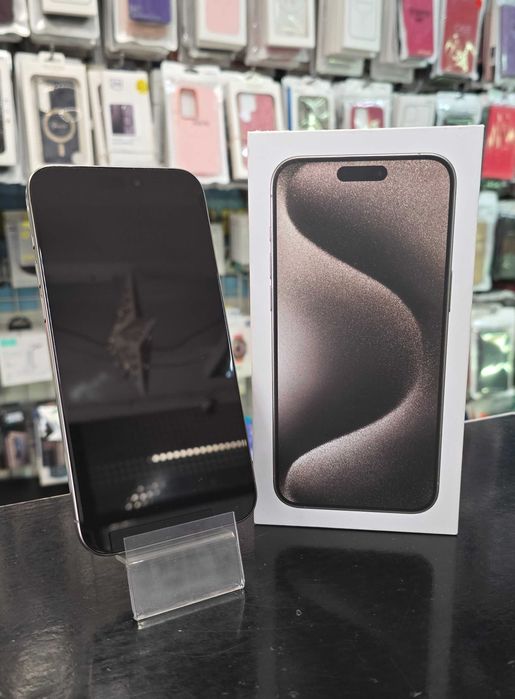 Iphone 15 Pro Max 512gb Natural Titanium. Idealny. Bat. 88%. CH Domino