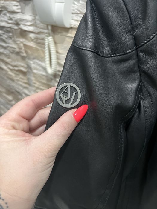 Kurtka  ze skóry r. 36 S damska oryginalna skórzanka kurtka nowa logo