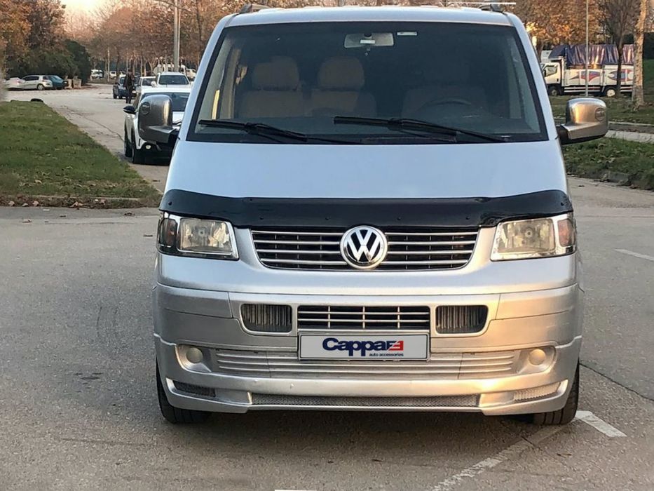 Volkswagen T5 Caravelle 2004-2010 рр. Дефлектор капоту (EuroCap)