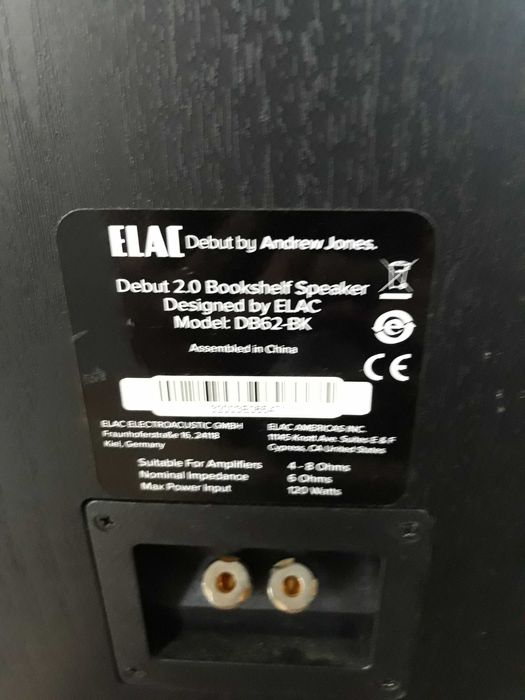 Kolumny podstawkowe Elac debut DB62-BK