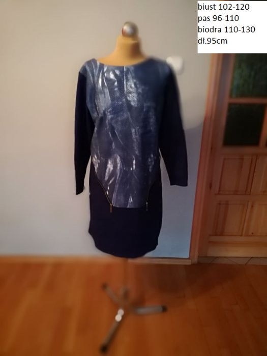 Sukienka niebieska 44 46