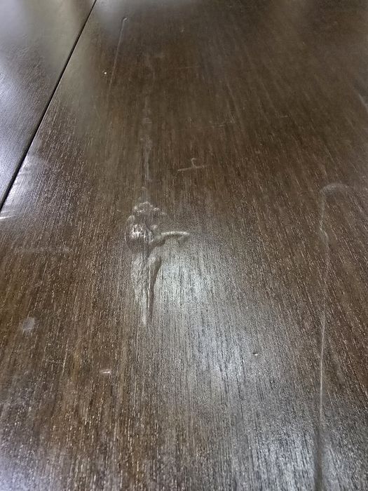 Rozkładany solidny okrągły stół vintage marki Thonet