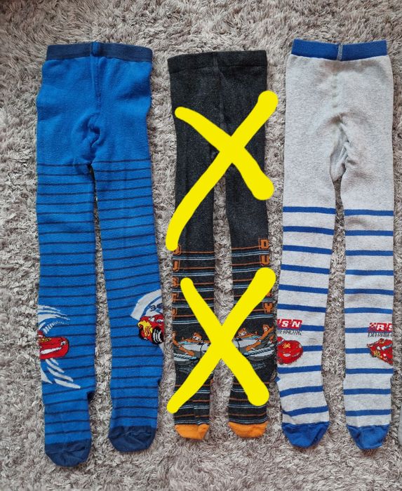 Rajstopy Auta (2 szt.) r. 98-104 cm Reserved