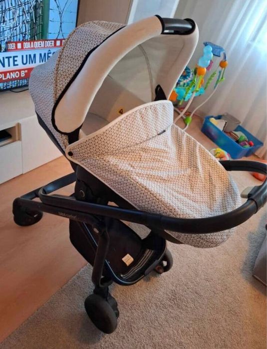 Carrinho 3 em 1 - Bebê Confort + Cadeira de balanço