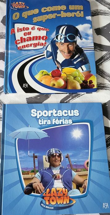 Livros Lazy town Vila moleza