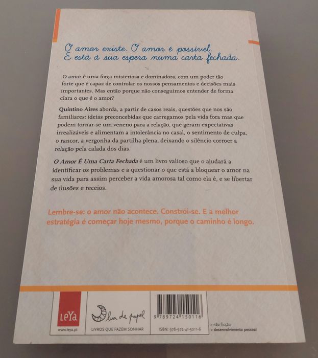 O amor é uma carta fechada.