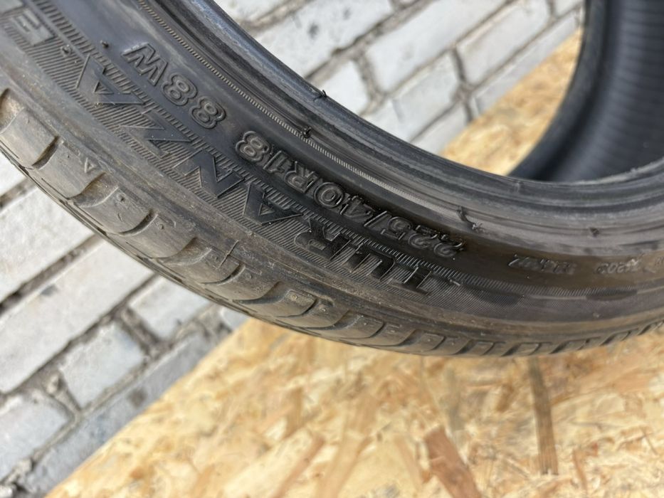 Шина Bridgestone Turanza 225/40 R18 7мм Ризина Колесо Шына