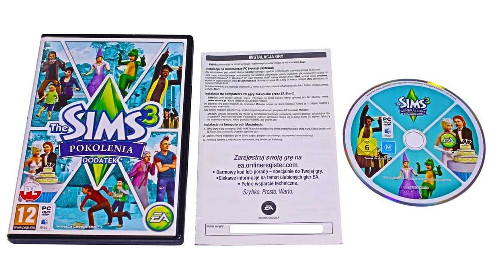 The Sims 3 Pokolenia Box Pc Pl Premierowe