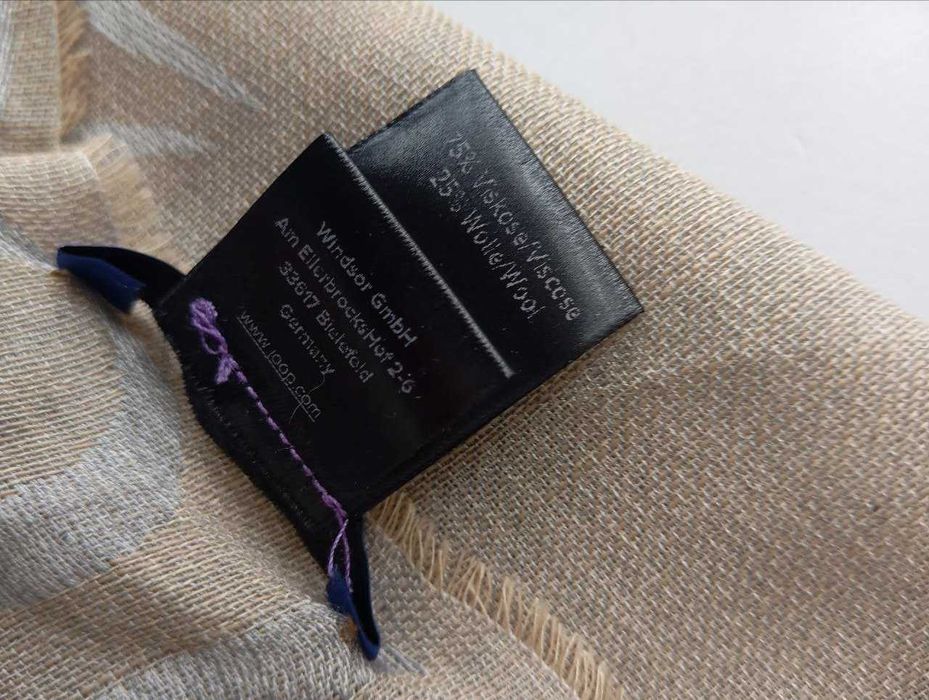 Шарф JOOP, вискоза-шерсть, 75х192