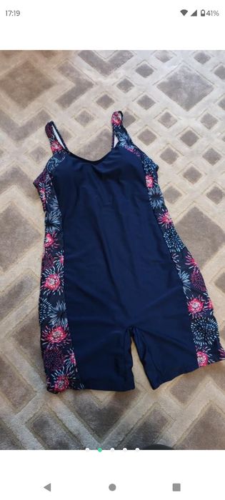 Суцільний купальник шортиками 2xl