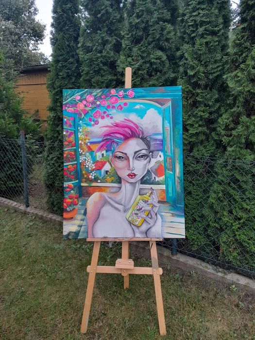 Obraz "Zapach lata", 80×100 cm, akryl