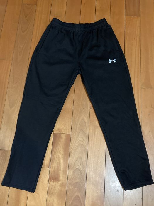 Спортивні теплі штани чорного кольору