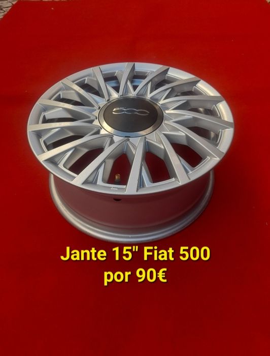 Jante 15" VW  Golf  Polo  seat, Ford  Fiat 500. Roda suplente venda a unidade