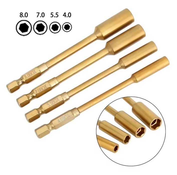 Aluminiowy śrubokręt modelarski 6,35mm do modelu rc hex 1,5mm - 3mm