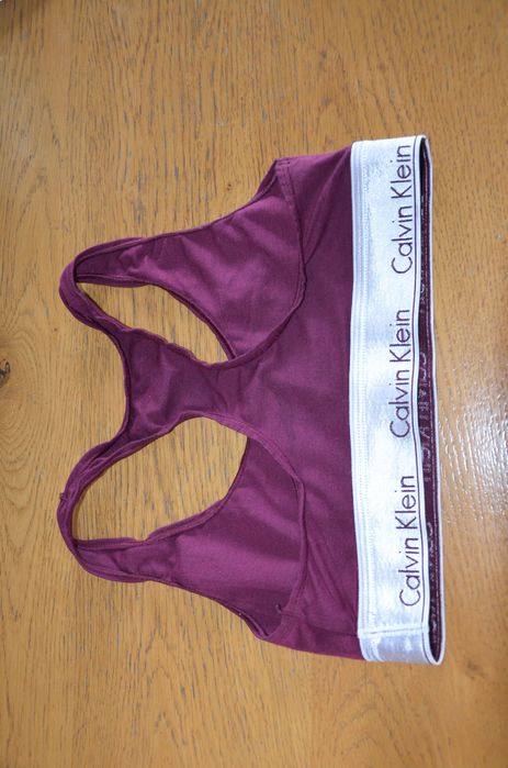 top/bokserka/stanik Calvin klein r. S bordo