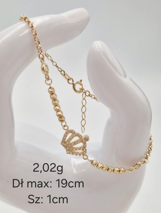 Złota bransoletka 585 14k NOWA