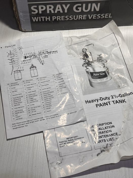 *Agregat malarski 8.5 l 5.5 bar dysza 2 mm+pistolet- Stówka Grudziądz*