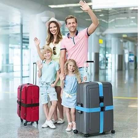 Pas zabezpieczający na walizkę bagaż podróżny na lotnisko pasek