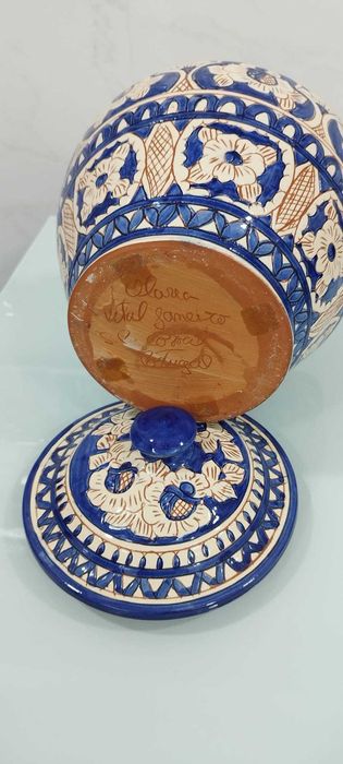 Pote decorativo azul