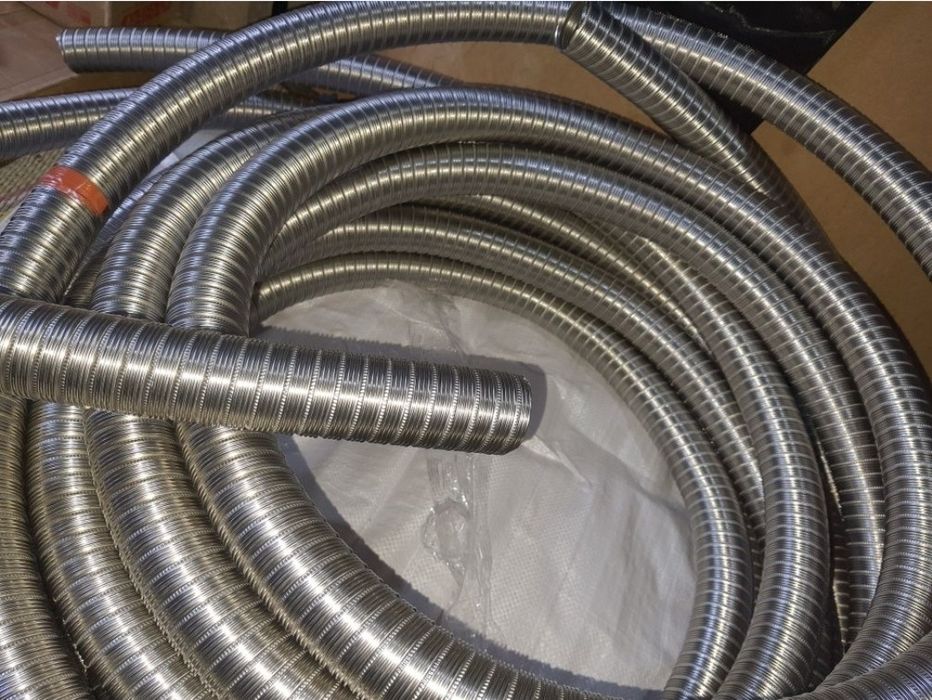 Гофра 38 мм для вихлопних газів генератора гофра на вихлоп 38, 40, 42