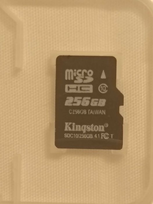 Kingston karta microsd 256