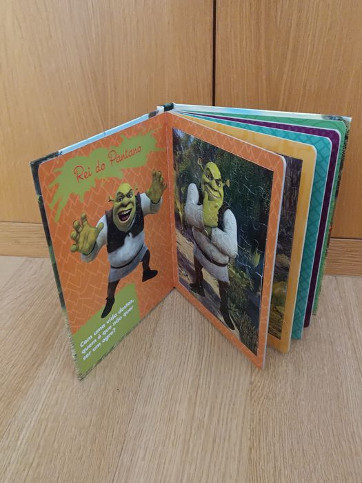 Livro puzzle Shrek