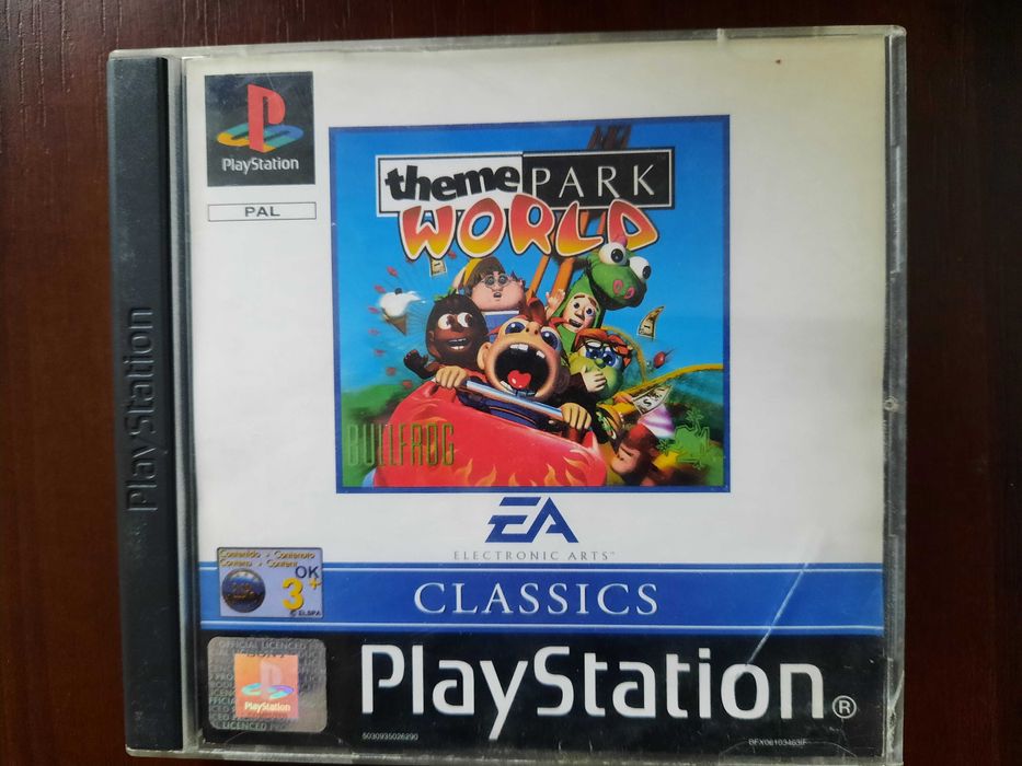 Theme Park World Sur PS1 (PAL, Complet, TBE, CIB) - Jeu Rétro