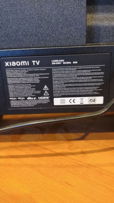 Xiaomi tv 43" 4k L43M8-A2EU 4k,UHD jak nowy + gratis