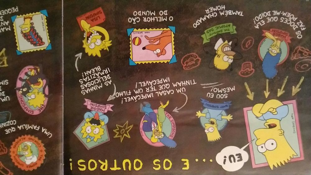 Caderneta Panini Simpsons - 1991