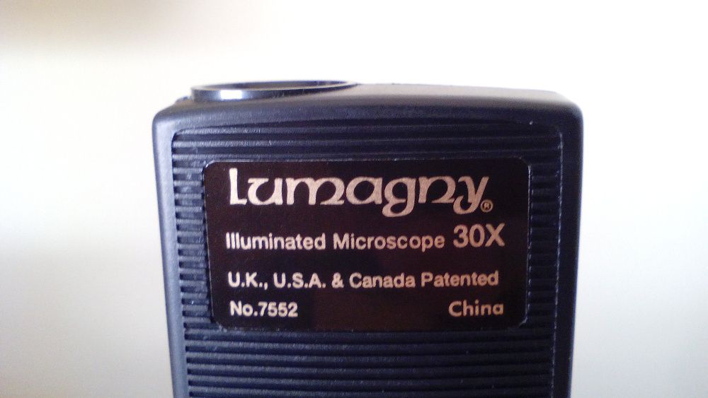 Microscópio de bolso com luz Lumagny 30x