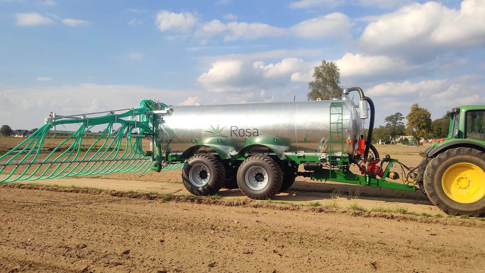 Wóz asenizacyjny 12000 litrów ROSA tandem - beczkowóz, beczka