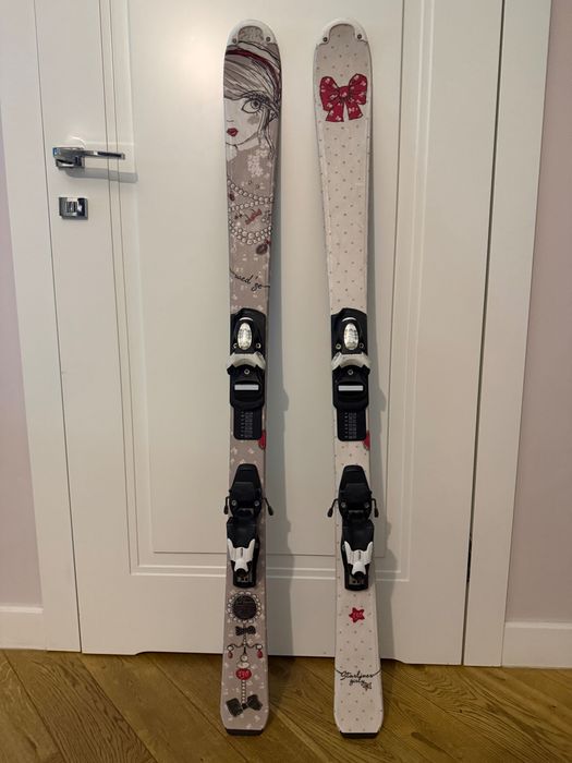 Narty 130 cm dla dziewczynki