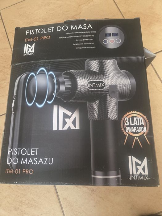Pistolet do masażu jak nowy