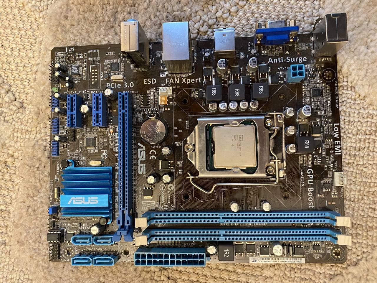 Материнськая плата asus p8h61-m lx3 r2.0: 800 грн. - Комплектуючі та ...