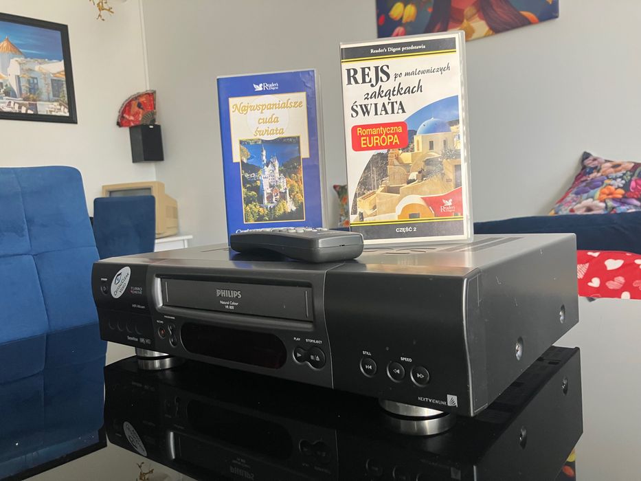 Philips VR800 VHS HiFi NICAM / Turbo Drive / pilot / sprawny