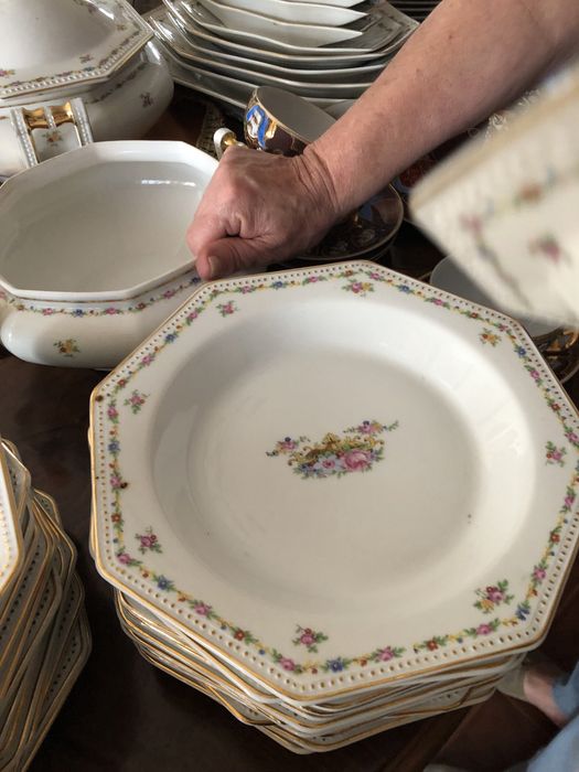 Serviço de jantar Vista Alegre antigo