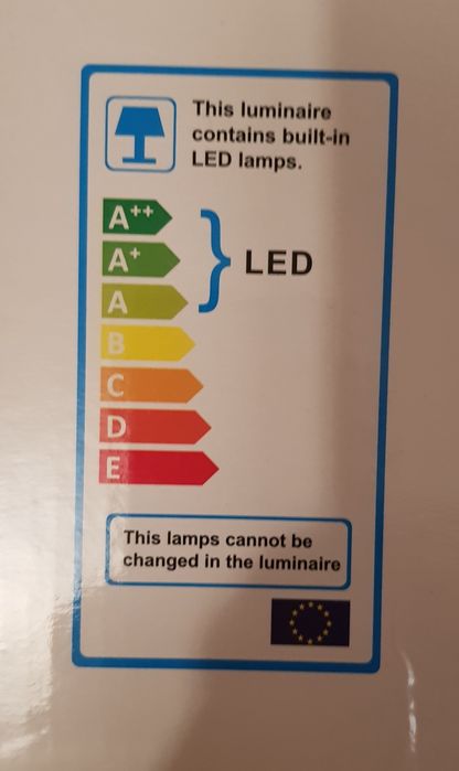 Oszczędna Lampa LED. IP54. Nowa. 70% oszczędności!